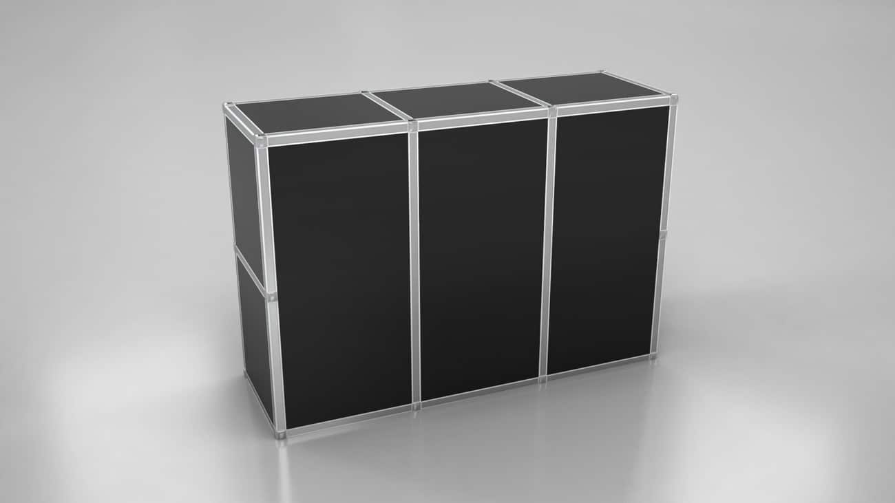 3-panel-bar-black-and-silver