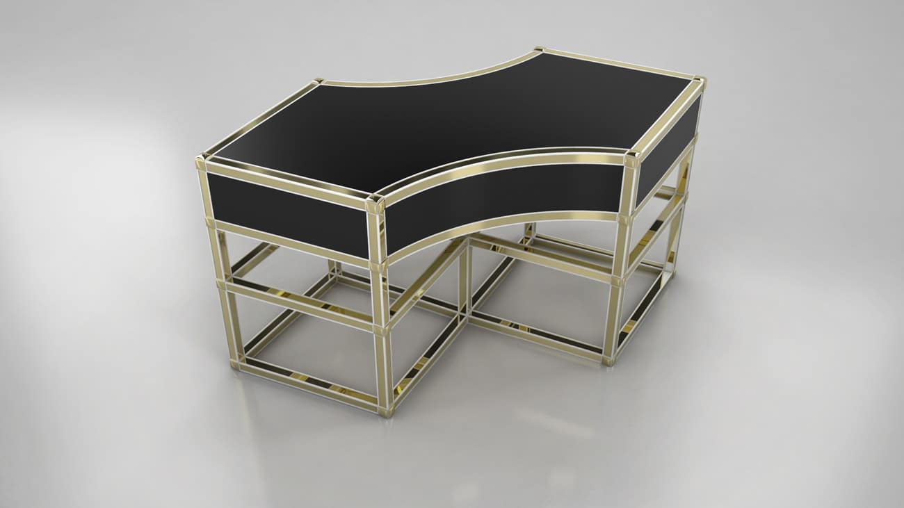 double-arrow-banquet-table-black-and-gold