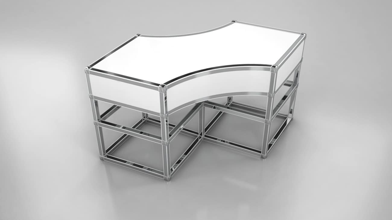 double-arrow-banquet-table-white-and-silver