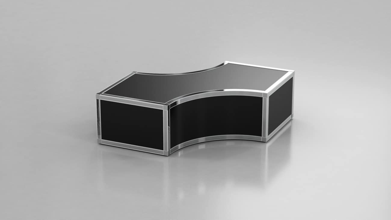 double-arrow-coffee-table-black-and-silver