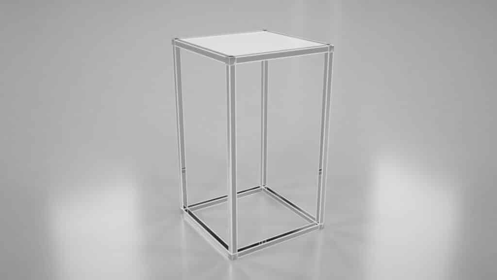 Ghost Square Cocktail Table