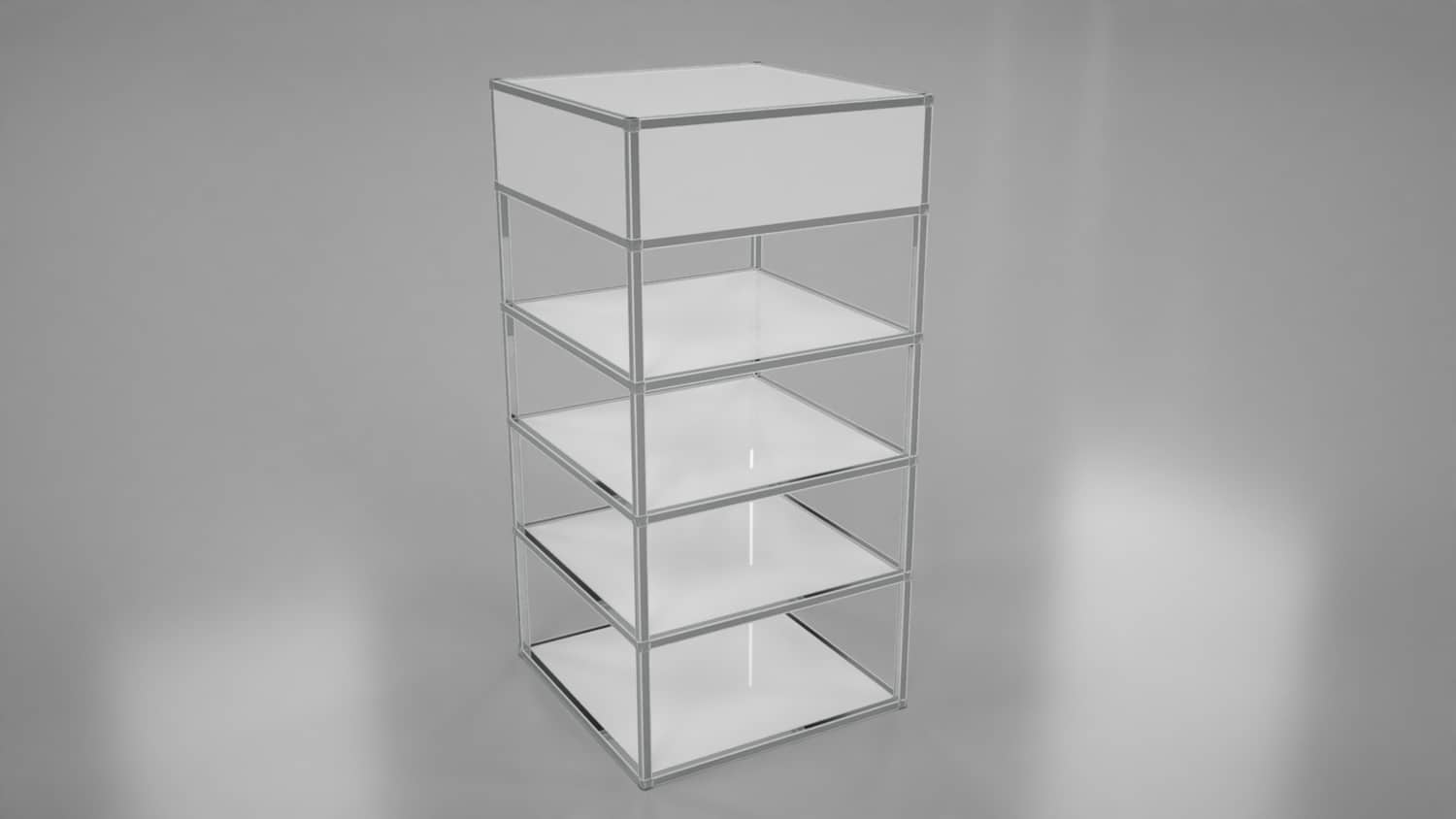 Large Multi Tier Shelving Back Bar