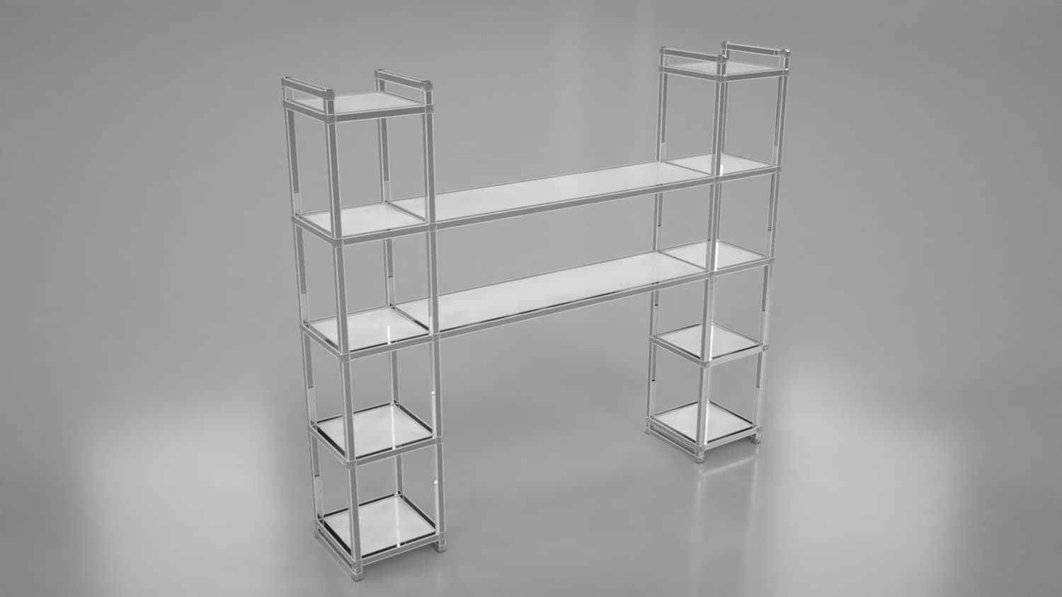 Luxe Shelving Back Bar