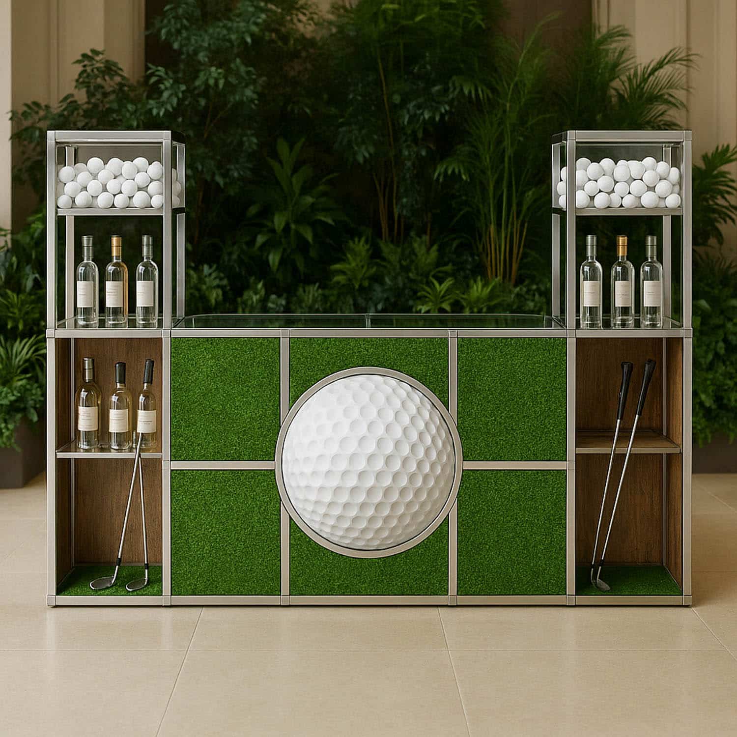 Custom Golf Themed Bar