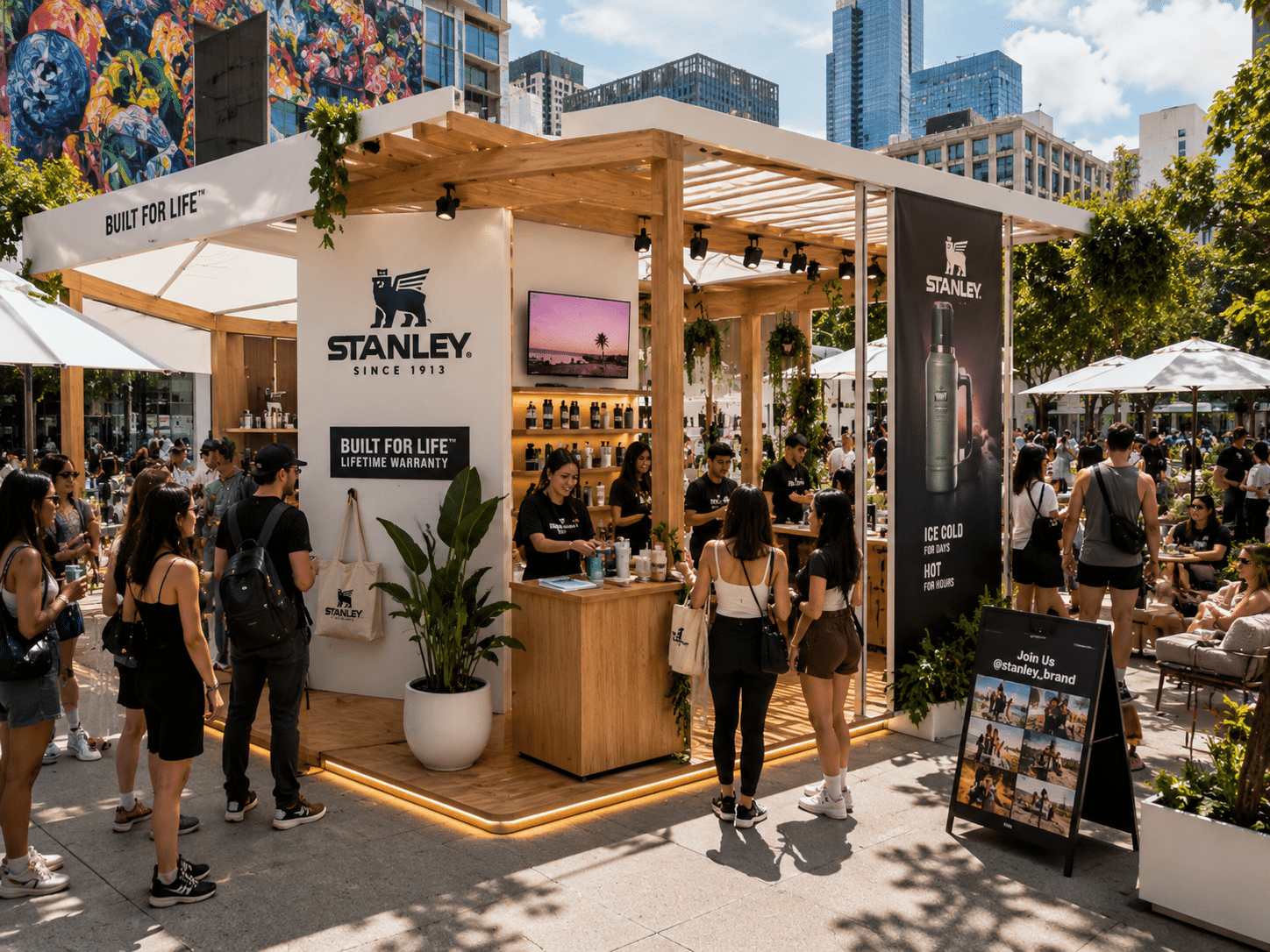 Experiential pop-up activation featuring custom fabrication, branded environments, interactive engagement, and immersive consumer experiences.
