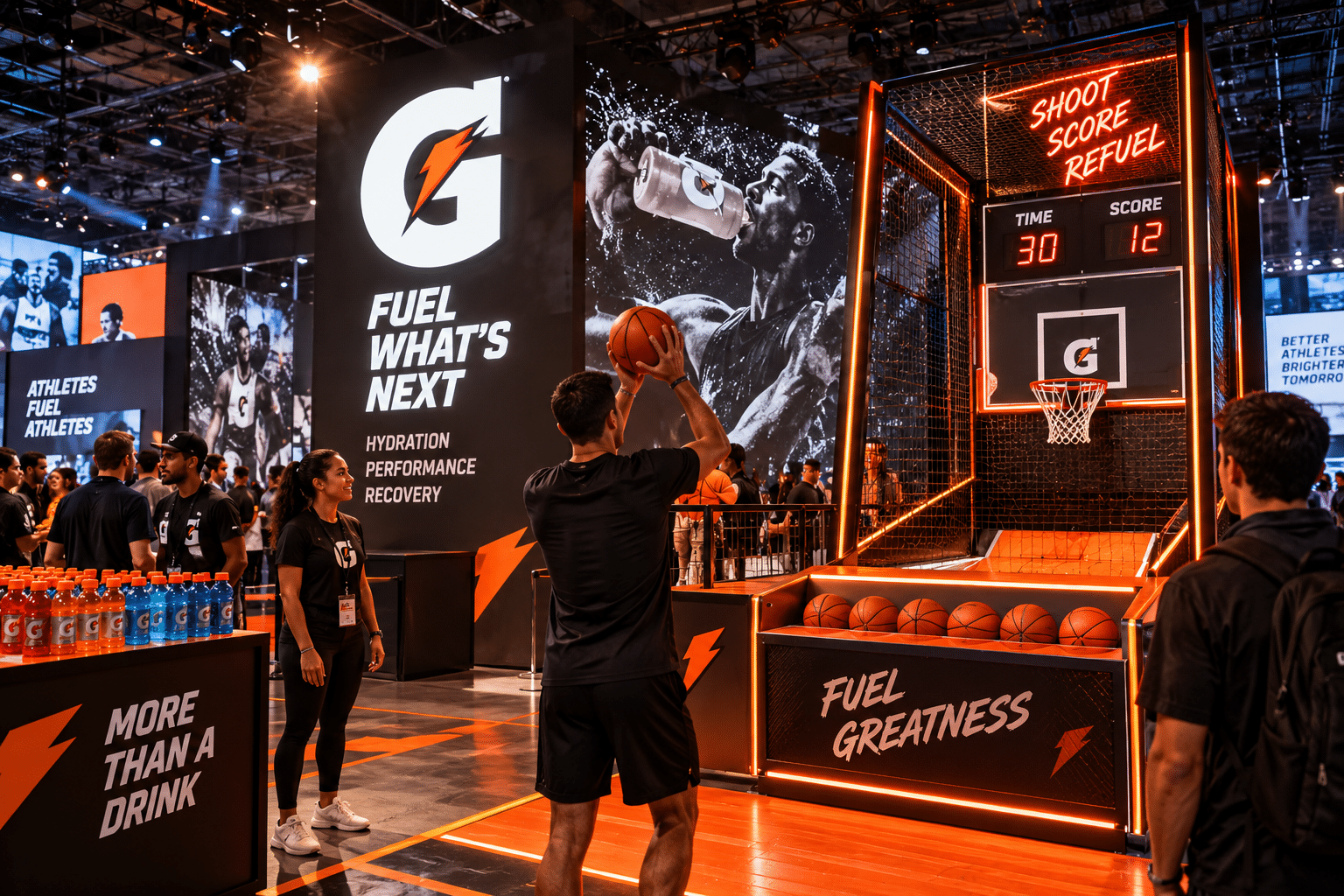 Custom fabricated games. Basketball. Football.