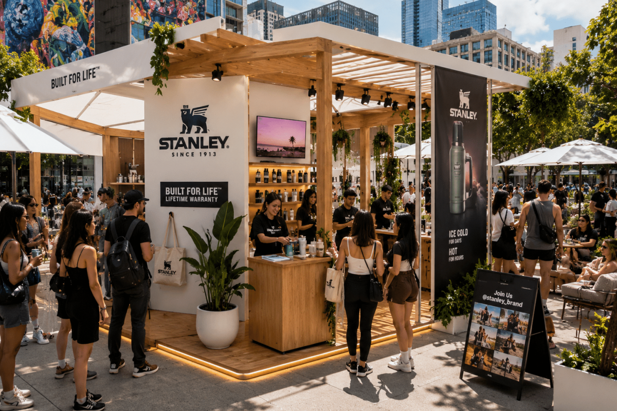 Experiential pop-up activation featuring custom fabrication, branded environments, interactive engagement, and immersive consumer experiences.