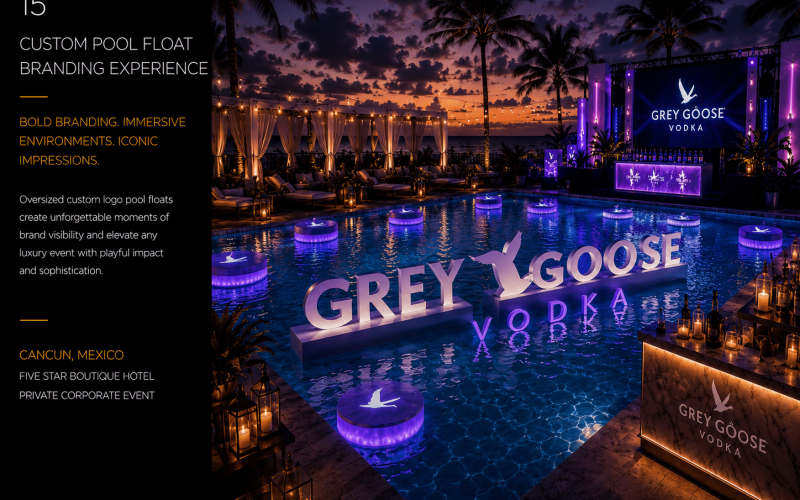 Custom experiential fabrication company producing trade show booths, branded environments, event displays, and immersive marketing activations for live events.