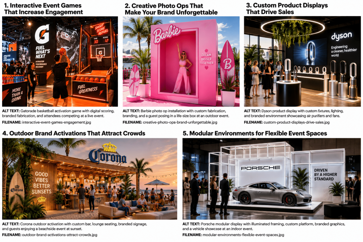 Experiential marketing and activations. For events and brands.