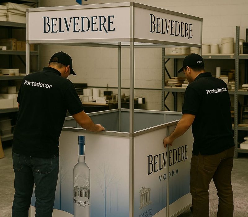 Custom Branded Belvedere Bar