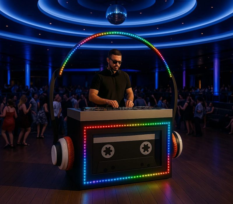 Custom DJ Booth Fabrication