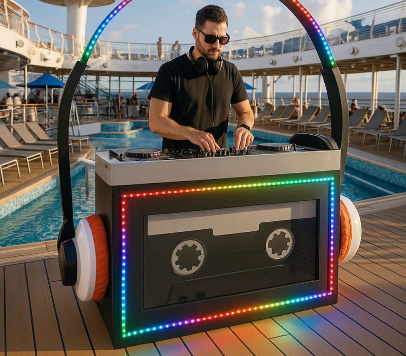 Custom DJ Booth Fabrication