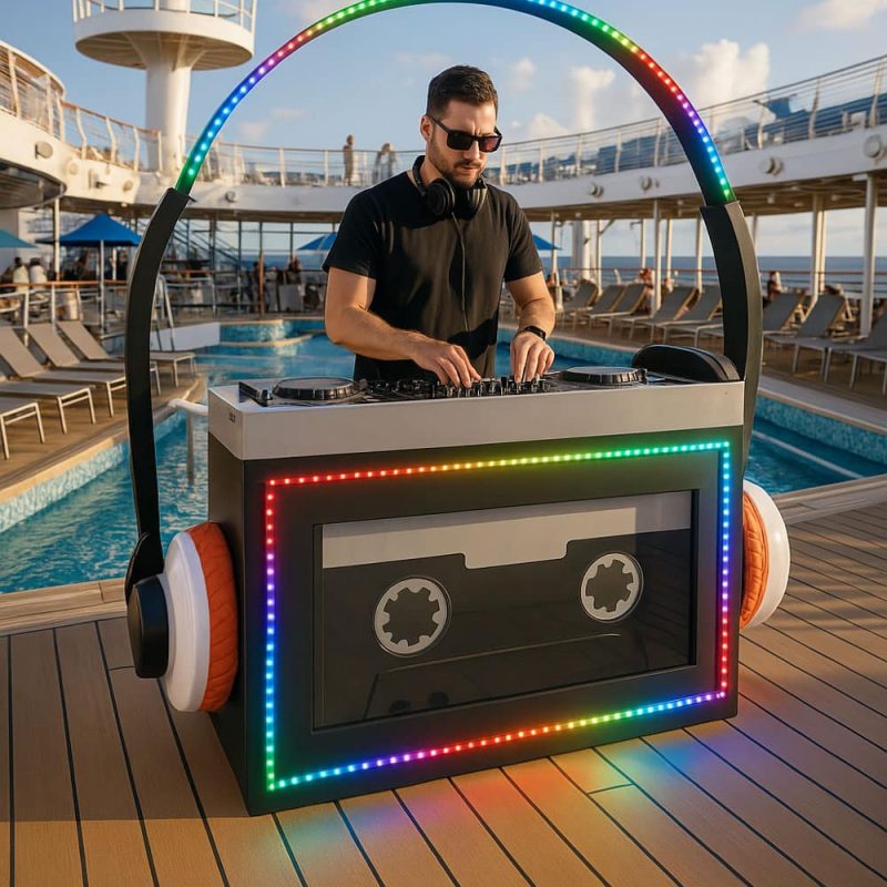 Custom DJ Booth Fabrication