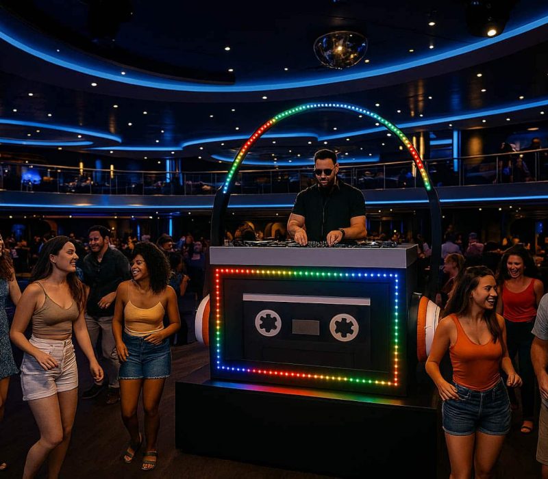 Custom DJ Booth Fabrication