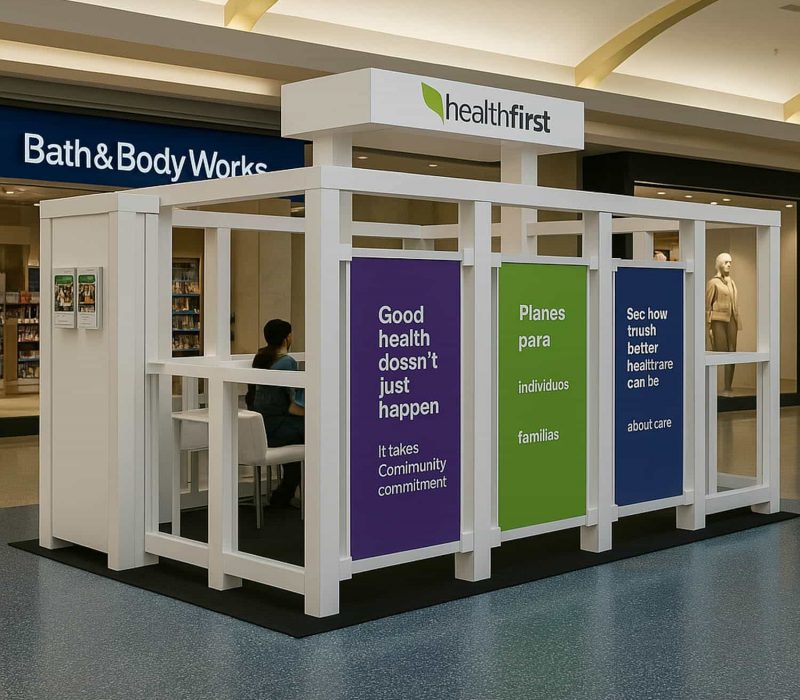 Healthfirst Custom Mall Kiosk