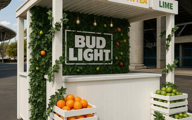 Bud Light Custom Bar