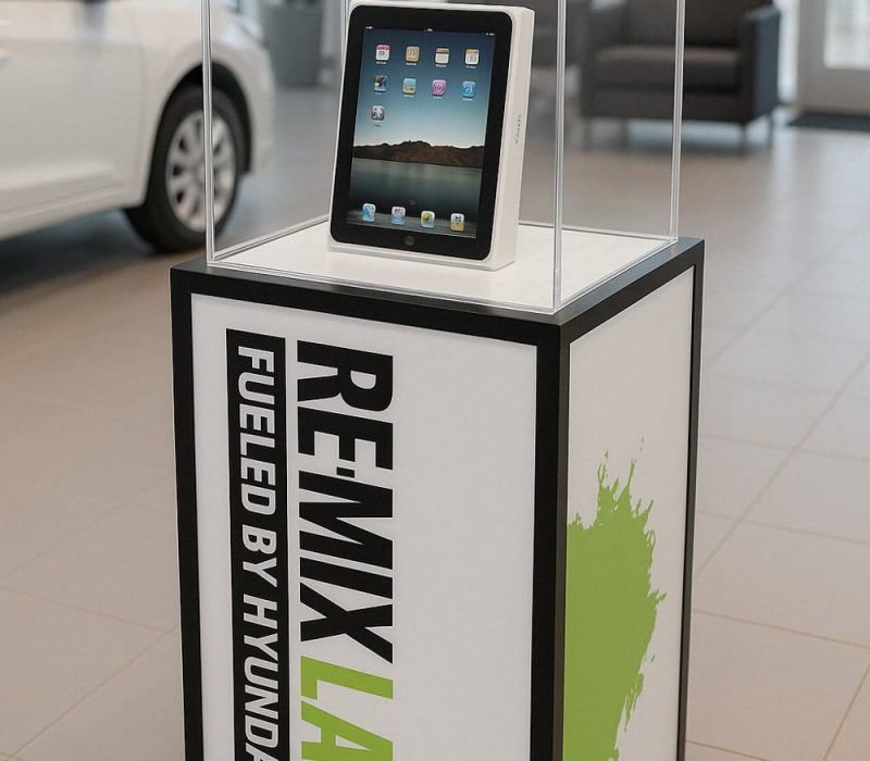 Custom iPad Display Case