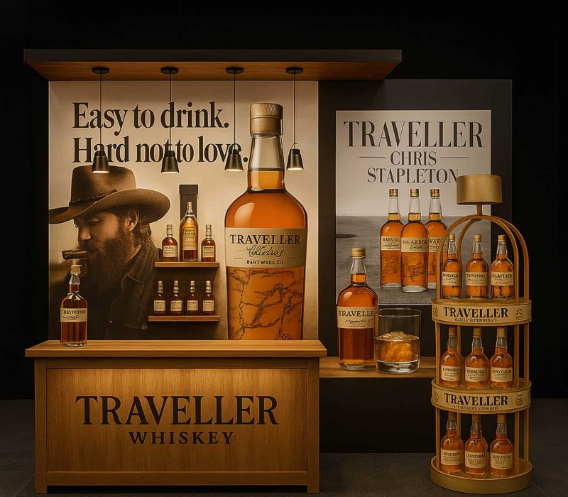 Traveller Whiskey Custom Display