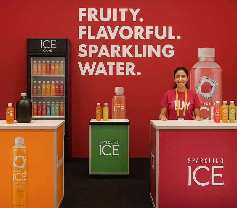 Sparkling Ice Trade Show Display