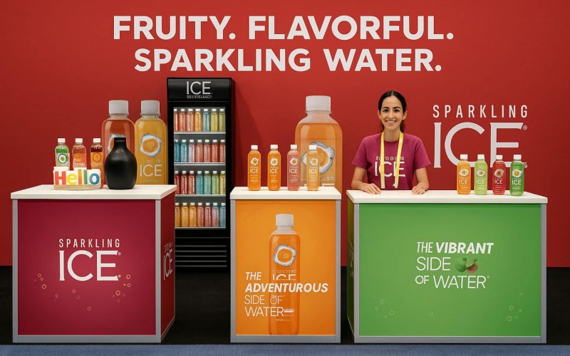 Sparkling Ice Trade Show Display