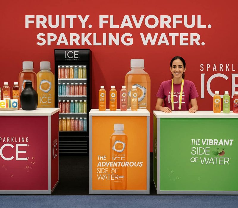 Sparkling Ice Trade Show Display