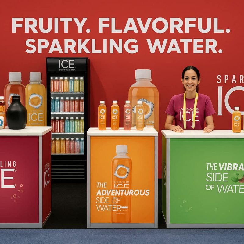 Sparkling Ice Trade Show Display