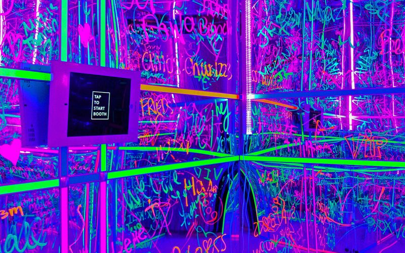 Black Light Photo Booth