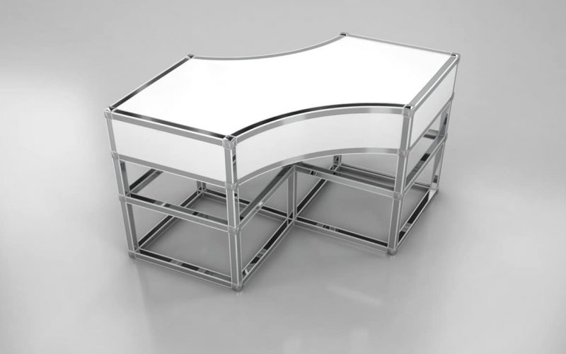 double-arrow-banquet-table-white-and-silver