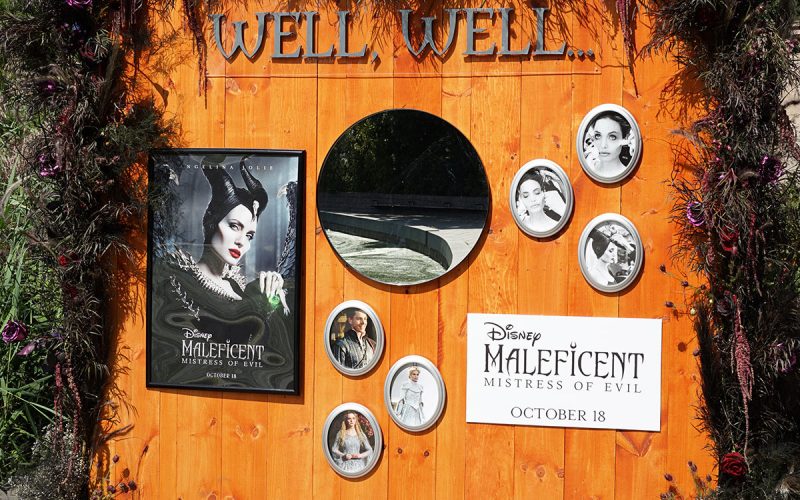 Disney Maleficent Selfie Wall